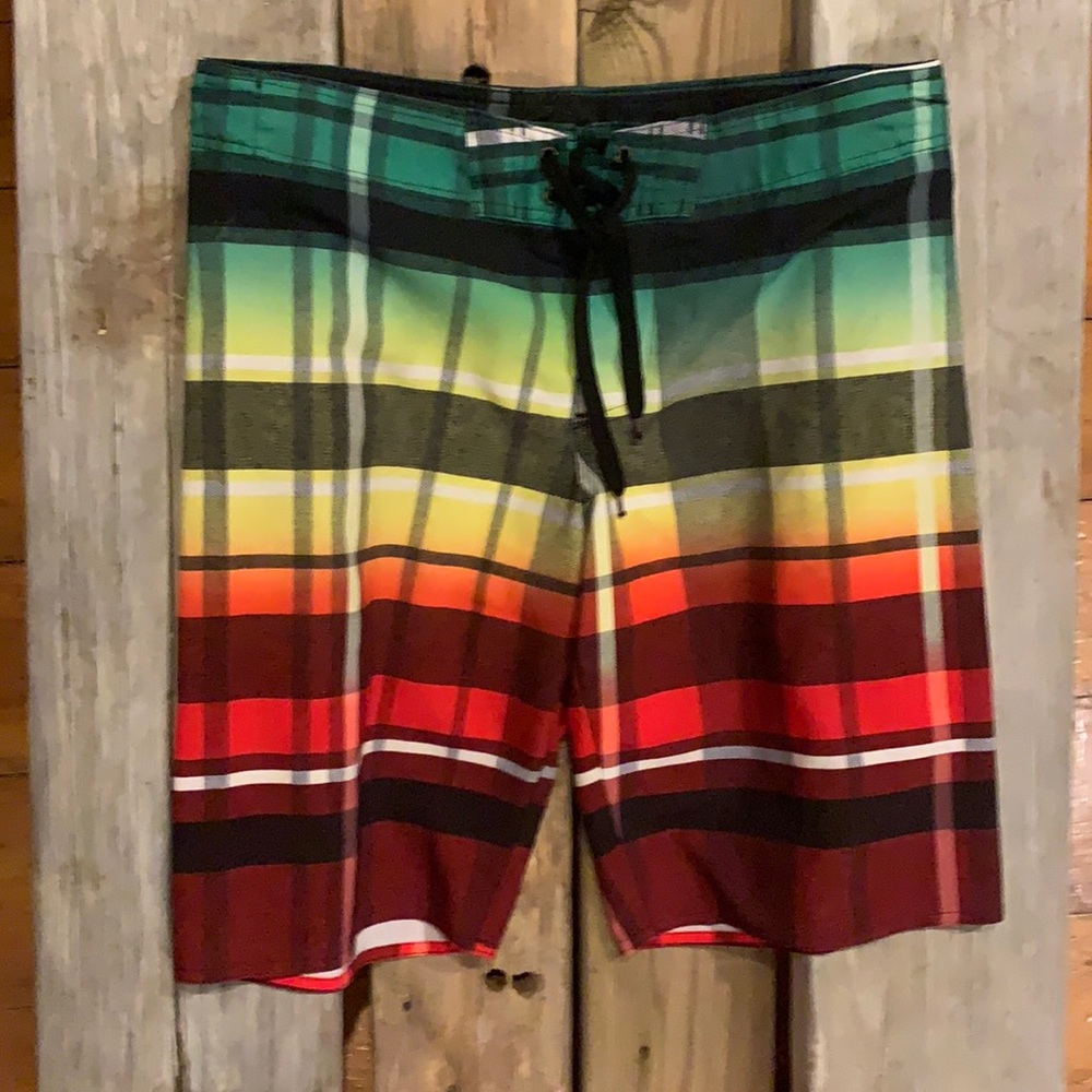 Hang ten small swim trunks